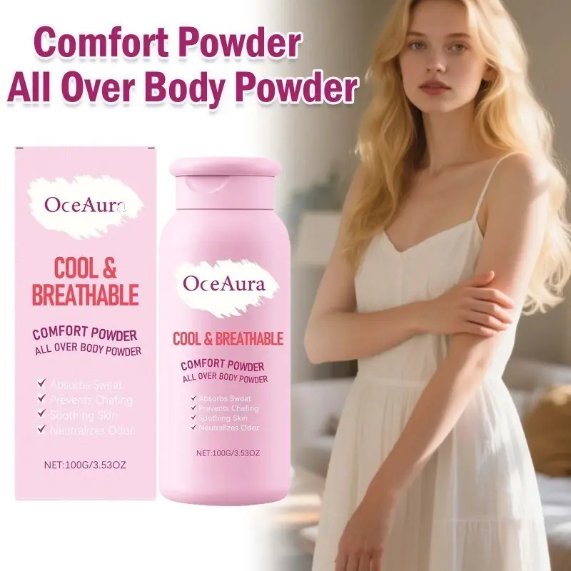 Talc-Free Daily Comfort Powder All Over Body Powder Moisture Absorbing & Friction Reducing Keeps Skin Smooth & Fresh Body Powder