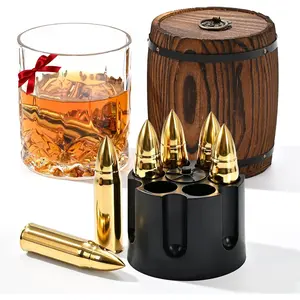 Fathers Day Dad Gifts, Whiskey Stones Gift Set with 6 Pcs Stones and Box, Reusable Ice Cubes for Drinks, Cool Gadgets Bourbon Mens Birthday Gifts for Dad, Husband, Whiskey Lover bottle caps pasta straw