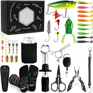 Fishing Gifts  Men Unique, Easter Fishing Gear Accessories Gift  Men, Fisherman Gifts  Dad Grandpa Brother, Easter Birthday Gift Set  Fisherman, Gear Kit with Lip Gripper, Pliers