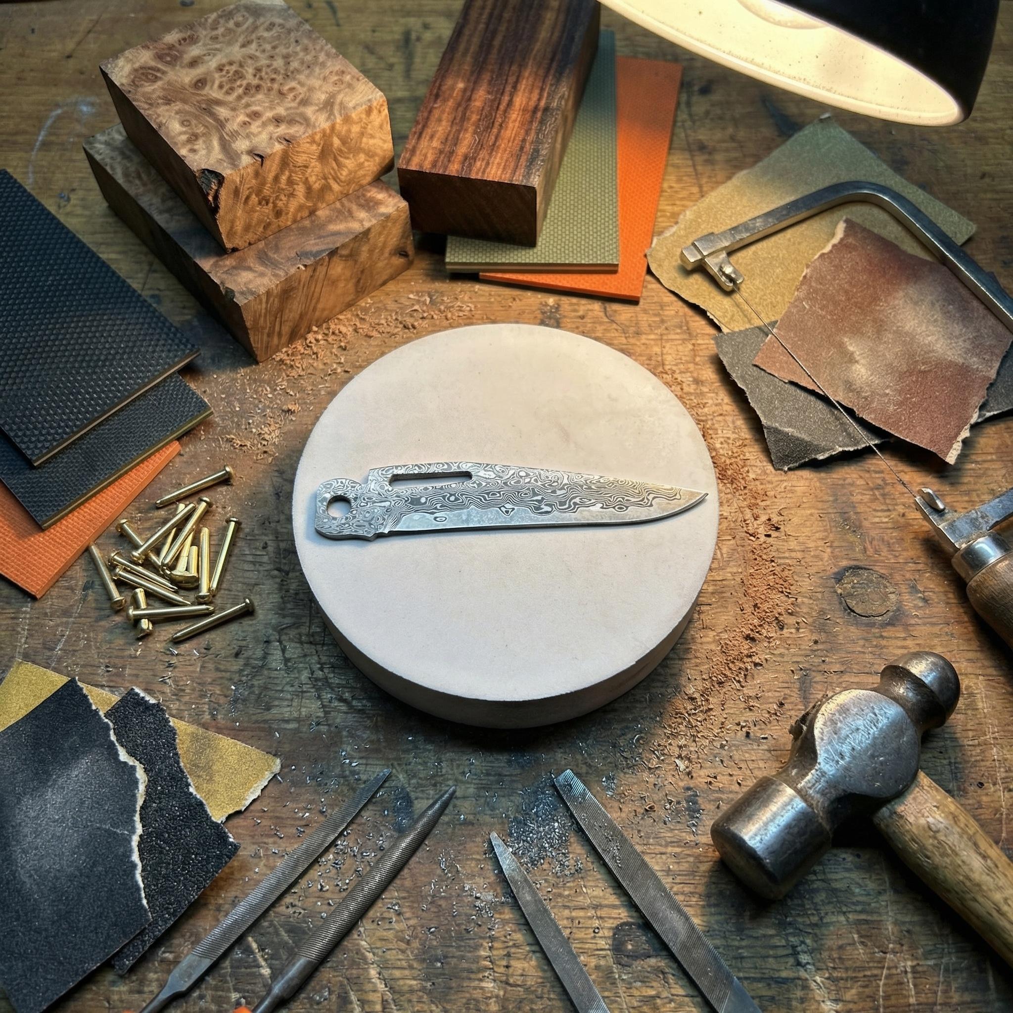 VG10 Damascus MAIN BLADE for Leatherman SURGE Premium VG10 Damascus MAIN BLADE for Leatherman SURGE Premium