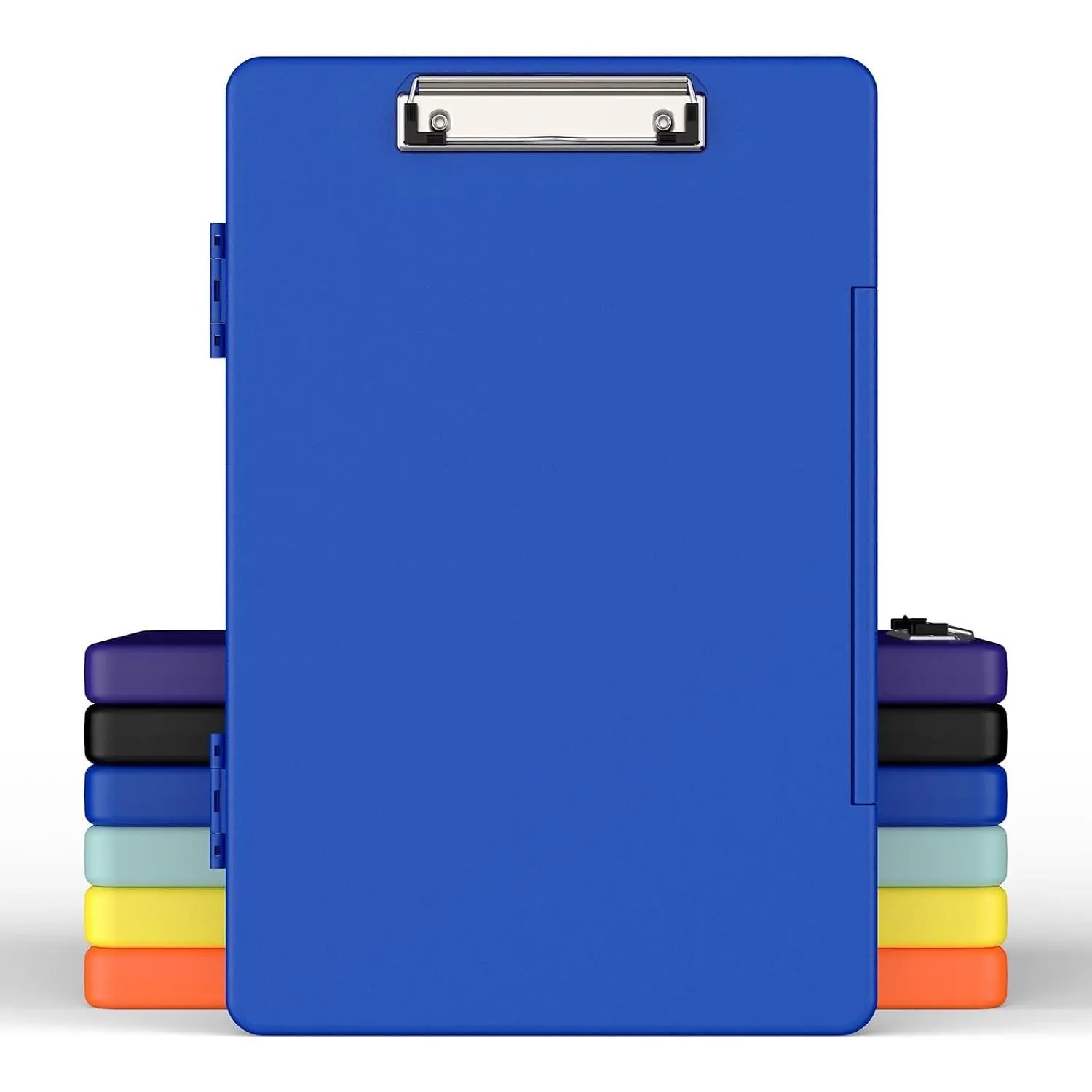 Legal Size Clipboard with Storage, High Capacity 8.5 x 14 Clip Board for Lawers, Folio & Side-Opening, Size 15 x 10 x 1.2 in, Blue