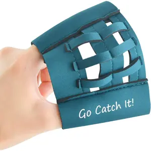 Webglove  Glove for Youth and Adults Breathable and Durable Works for Golf-Sized Practice Balls Web Glove Mini  Baseball Softball Glove Two Finger Web Glove Catcher (Green)