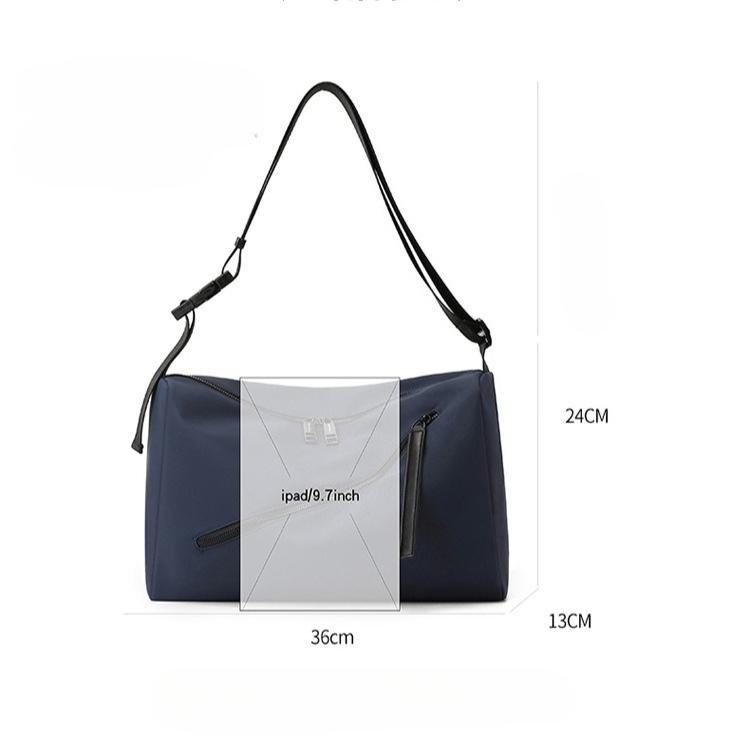 8326 Women's Large-capacity Casual Solid Color Small Square Bag 2026 New Lightweight Multi-compartment Shoulder Messenger Bag