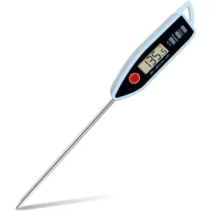 Digital Meat Food Thermometer for Candy Candle Milk BBQCooking Kitchen BBQ, Probe Instant Read Thermometer for Pork Deep Fry Roast Baking Temperature