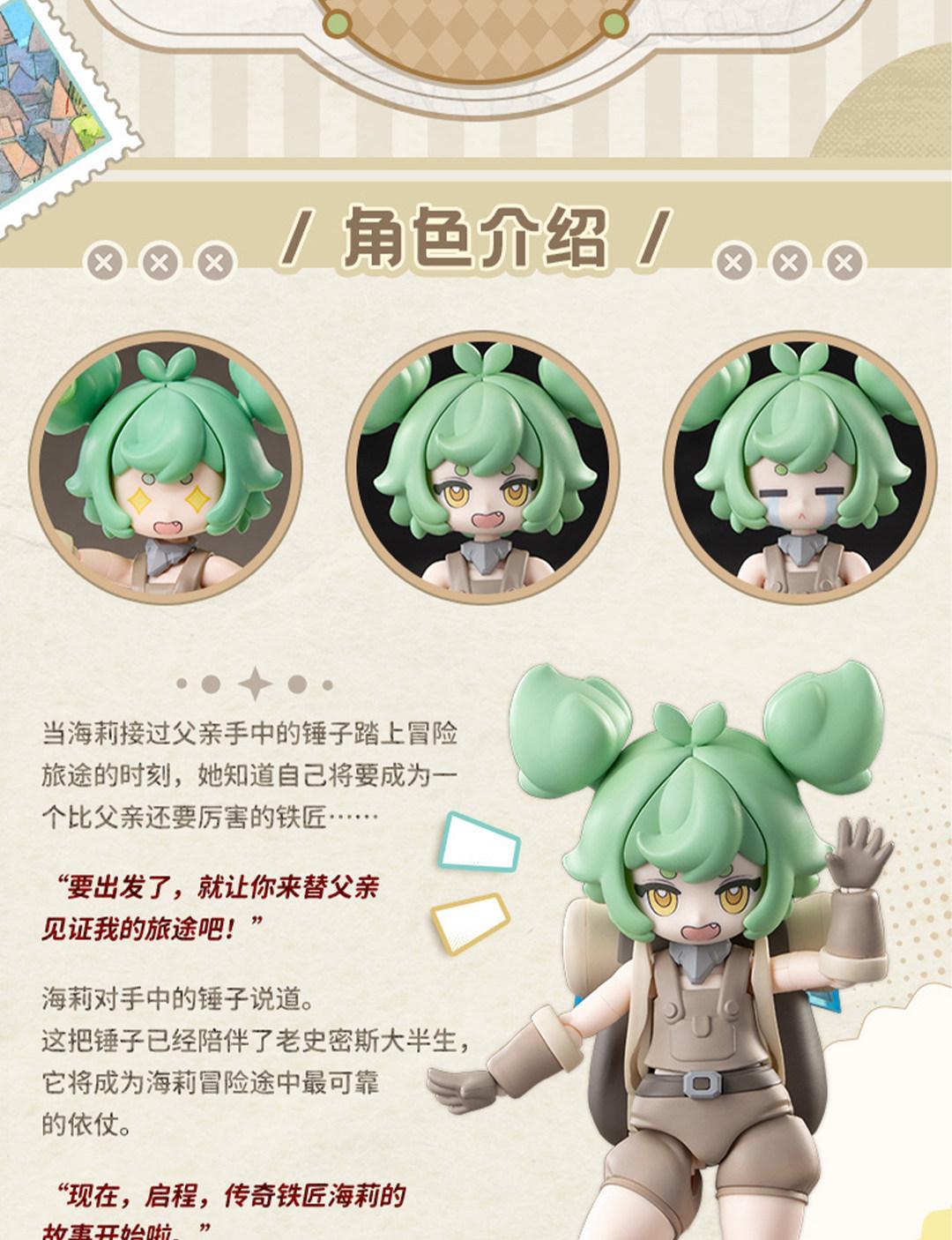 Pr Production Travel Account Of Different Worlds 03 Haley Smith Action Figure Q Edition Collectible Original Model Statue Gift