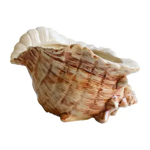 Ceramic Seashell Cup, Holiday Decoration, Home Decor Item, Seashell Design, Perfect for Festive Season, Enhance Your Living Space