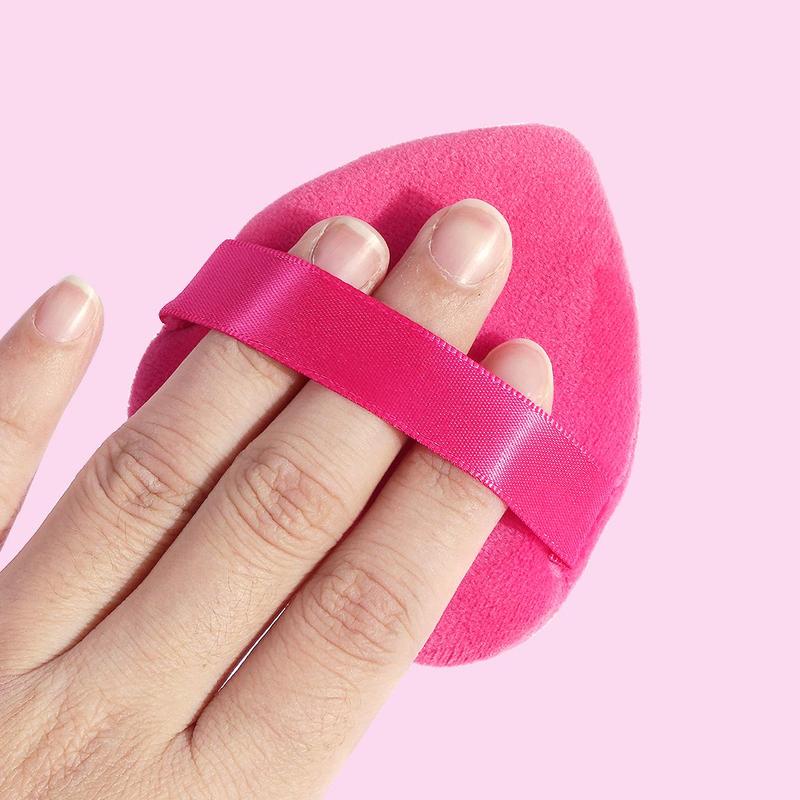 MAANGE Heart Shaped Powder Puff, 2/10pcs Soft Makeup Sponge Puff for Liquid Foundation, Loose Powder, Body Powder, Cream, Blush, Concealer