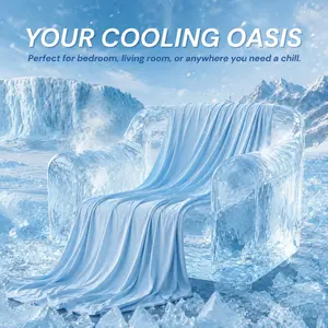 Summer Cooling Blanket Single Layer, Lightweight Breathable Summer Blanket for Hot Sleepers, Soft Cool Touch Throw for Bed Couch, Machine Washable, Pet Throw Twin Full Queen King Size