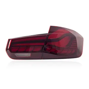 Suitable for BMW 3 Series tail light assembly 13-18 models F30F35 modified dragon scale LED sequential turn signal tail lights