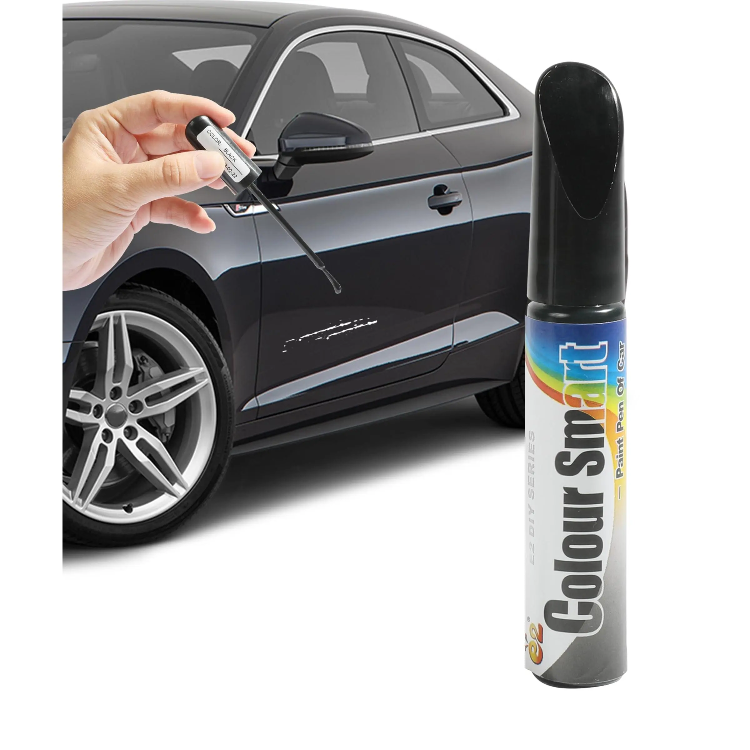 New Scratch Repair,Scratch Remover for Vehicles,Car Remover Scratch Paint Pen Touch Up Paint Fill Paint Pen,Car Accessories Touch-up Pen Scratch Remover for Deep Scratches (Black)