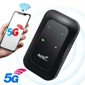 5G/4G  Portable LTE Wifi Hotspot For Travel Device Portable Travel Routers SIM Card Router Unlocked Hotspot Router Stability Hotspot Device for Home Office Travel Portable Internet Wifi Pocket Wifi Wireless