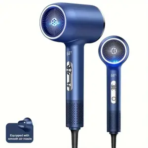 Bowoki With a powerful 2400-watt output, this hairdryer dries hair quickly; it typically features adjustable heat and speed settings to suit various hair types and styling needs, making it a practical appliance for daily hair care.