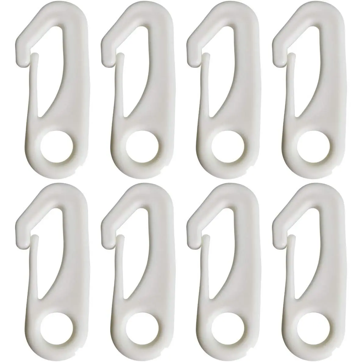 8 Pack Profession Flag Pole Clip Snap Hooks Durable Nylon Flag Clips | Flag Pole Accessory - Attach Flags Hooks to Halyard Rope and Buckle the Flag