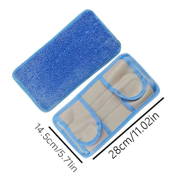 Reusable Microfiber Mop Replacement Pad, 2 Counts/set Washable & Durable Floor Mop Cloth, High Absorbency for Wet & Dry Cleaning