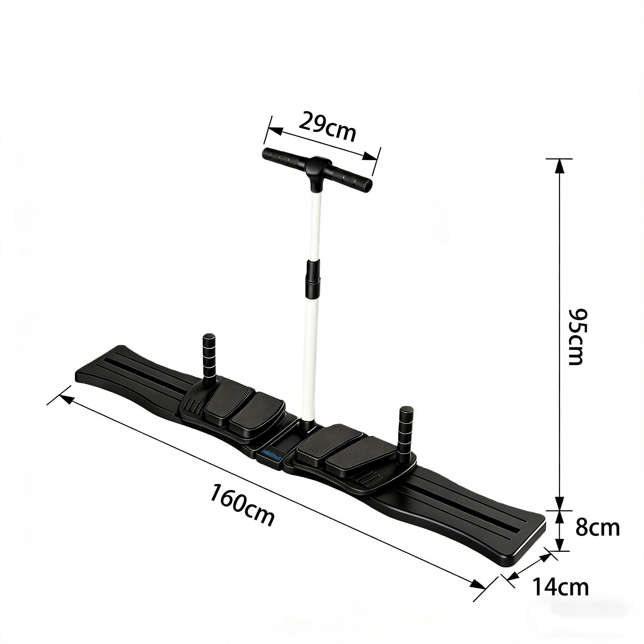 Foldable Ski Machine Exercise Equipment, Simulated Ski Trainer, Multifunctional Home Aerobic Workout Equipment, Women's Portable Leg-Toning Trainer for Fitness, Fitness, and Core Strength