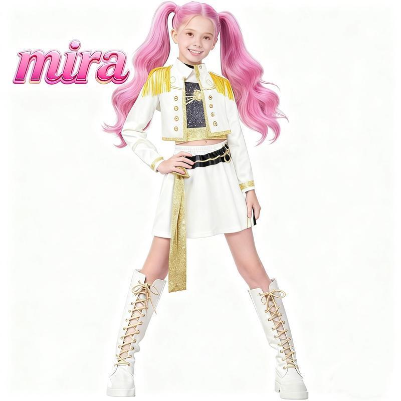 【TikTokShop BlackFriday】2026 KPOP Demon Hunter Rumi Mira Zoey Outfit with Singer Costume Set
