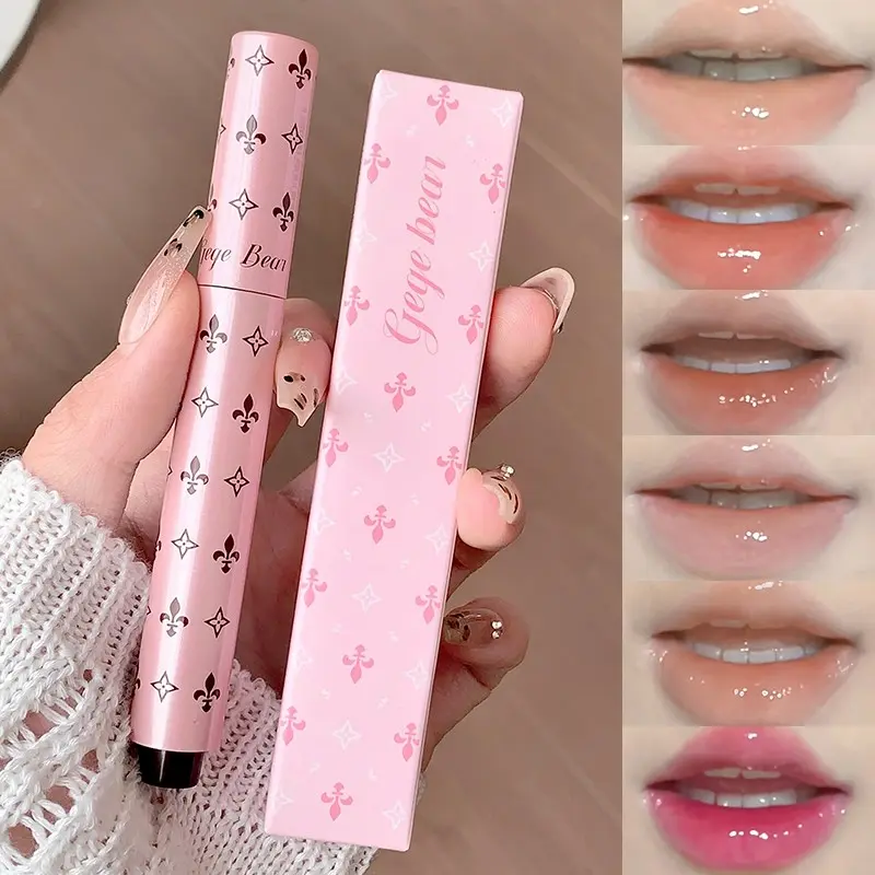 Clear Glossy Stick Lip Gloss, Moisturizing Lipgloss, Lipgloss Moisturizer, Nourishing Smooth Texture, Long-Lasting Color, Fast-Drying Non-Sticky Formula, Perfect for Parties and Daily Makeup