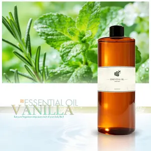 500ML 30% Vanilla Essential Oil Refill, Long-Lasting Aromatherapy Oil for Diffusers, Home Fragrance Therapy, Non-Flammable Liquid