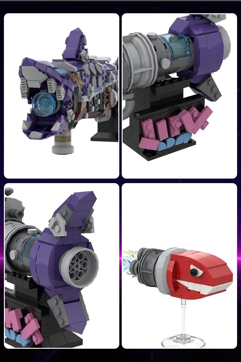 MOC Anime Arcanesed Figure Building Block Scientist Jayce Caitlyn Jinx Vi Warrior Hero Action Doll Brick Toy Gift