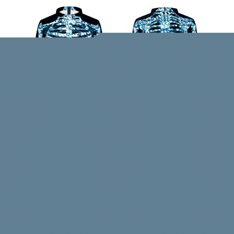 Blue Butterfly Cloak Skeleton Jumpsuit Halloween Cosplay Costume Witch Bodysuit Women Catsuit Funny Carnival Performance Outfit