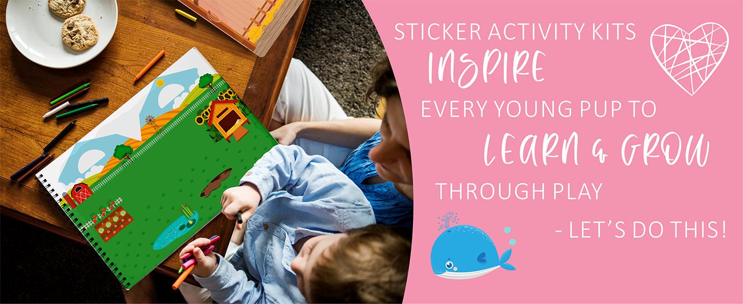 Puffy Sticker Books, 120 Reusable Stickers Activity Toys for Toddlers, Great Birthday Parties, at-Home Activities, Screen-Free Fun, Perfect Travel or Road Trip, Hours of Fun for Kids Ages 2,3,4,5,6 Puffy Sticker Books, 120 Reusable Stickers Activity Toys for Toddlers, Great Birthday Parties, at-Home Activities, Screen-Free Fun, Perfect Travel or Road Trip, Hours of Fun for Kids Ages 2,3,4,5,6