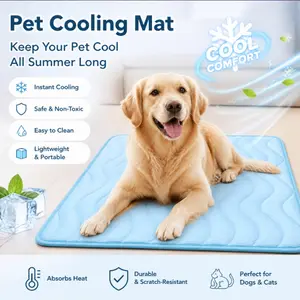 Pet Summer Ice Silk Mat Cooling Sleeping Mat Cat Sofa Mat Floor Mat Dog Ice Mat Pet Mat