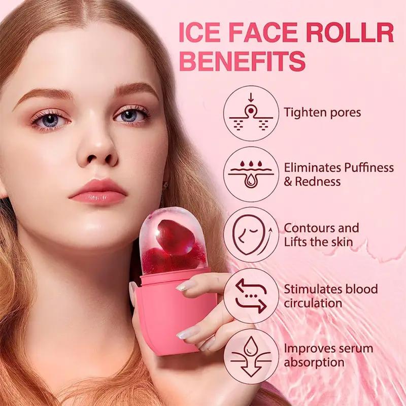 Portable Face Ice Roller, Face Massage Ice Mold, Face Massage Tool, Skin Care Tool for Women & Men, Facial Skin Care Product, Facial Care Tools