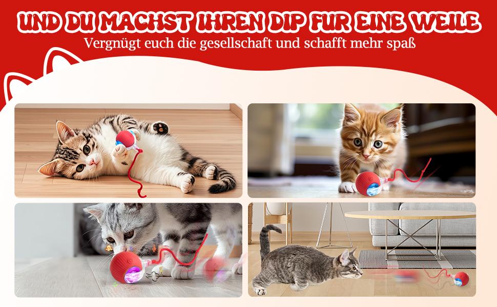 Interactive Cat Toys for Indoor Cats - Interactive Puppy Toys Ball with Tail,Realistic Bird Chirping,Smart Obstacle Avoidance and Auto Restart,Cat Puzzle Toys for Bored Indoor Adult Cats and Dog Interactive Cat Toys for Indoor Cats - Interactive Puppy Toys Ball with Tail,Realistic Bird Chirping,Smart Obstacle Avoidance and Auto Restart,Cat Puzzle Toys for Bored Indoor Adult Cats and Dog