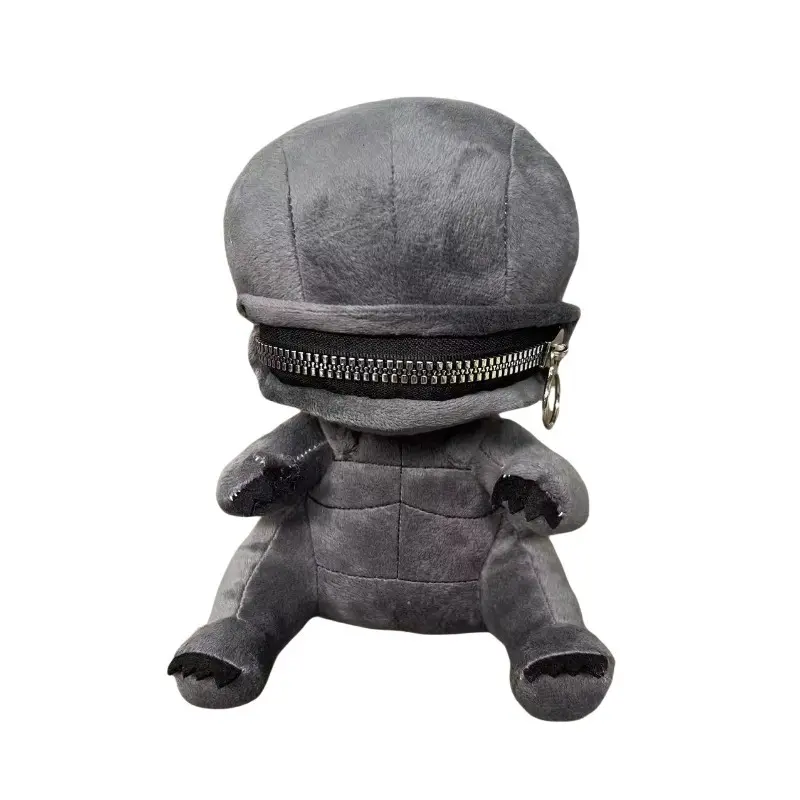 Alien Xenomorph Plush Toy, Zipper Mouth Stuffed Doll, Soft Horror Movie Plushie, Home Decor Collectible Gift for Sci‑Fi Fans