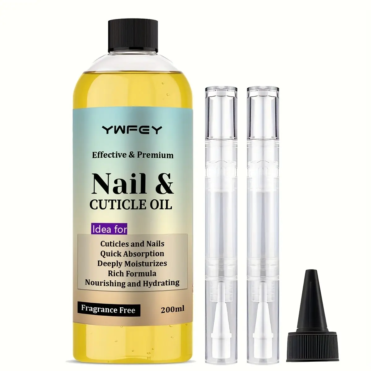 200ml Nail & Cuticle Oil Moisturize Nails with Nail Oil Pen for Daily Use Nail Care Products