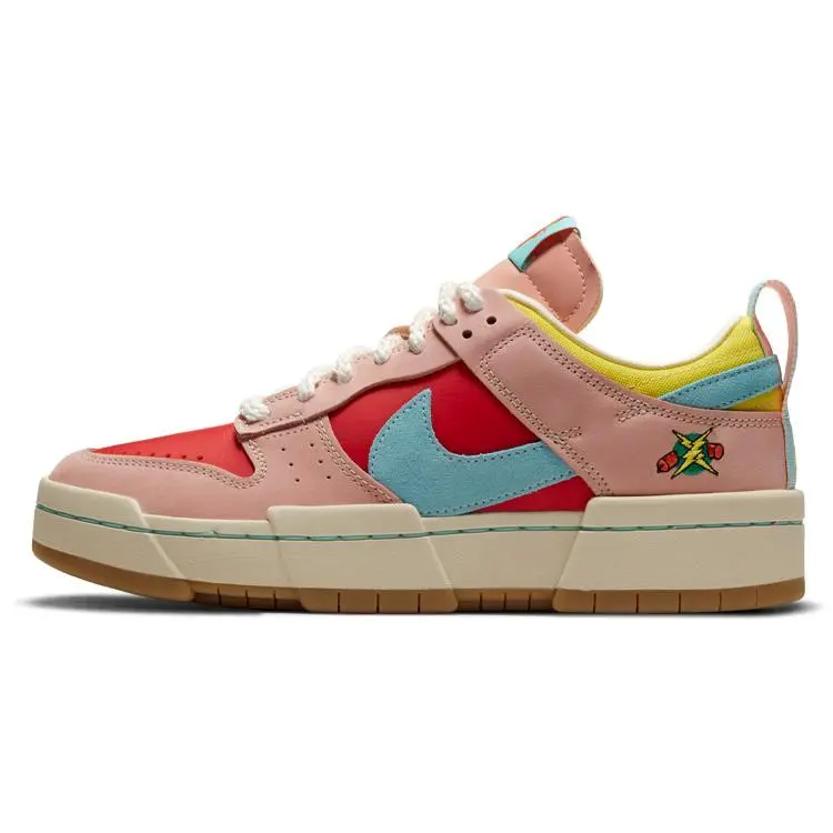 Nike Dunk Disrupt Firecracker CNY Women’s Low-Top Sneakers with Heat-Sensitive Pink and Blue Design Verifiable, with credentials and supporting global authentication