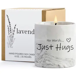 Sympathy Gifts for Loss of Loved  - Bereavement  for Loss of Mother  Thinking of You  for Women Hug Candle Grief Present  Up Gifts for After  Condolence Get Well Soon