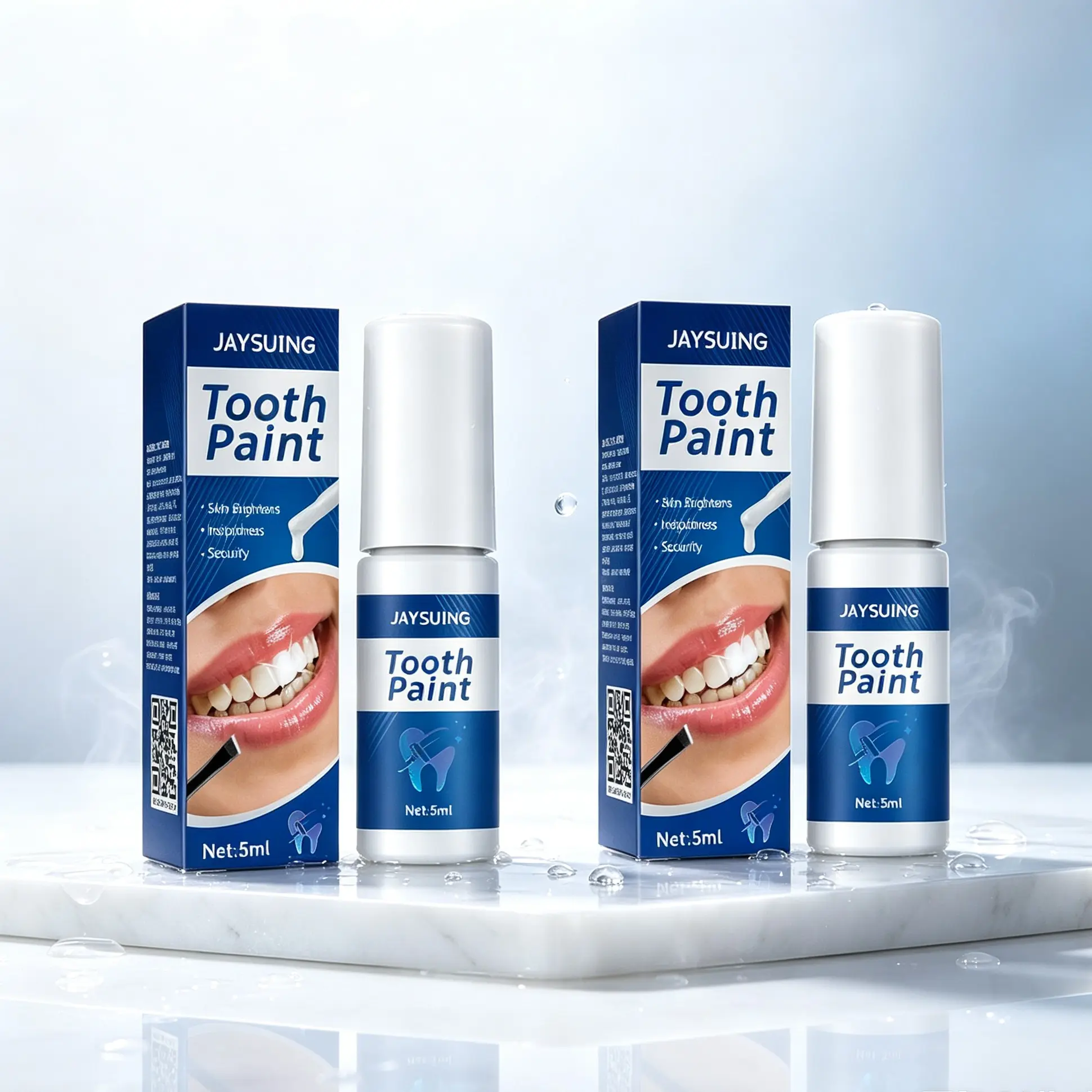 2-Pack Teeth Whitening Paint, Teeth Whitener, Teeth Brightening, Remove Stains and Yellowing, Brighten Teeth, Oral Care Beauty Paint, Effective Dental Cleaning Solution, Liquid Teeth Brightener