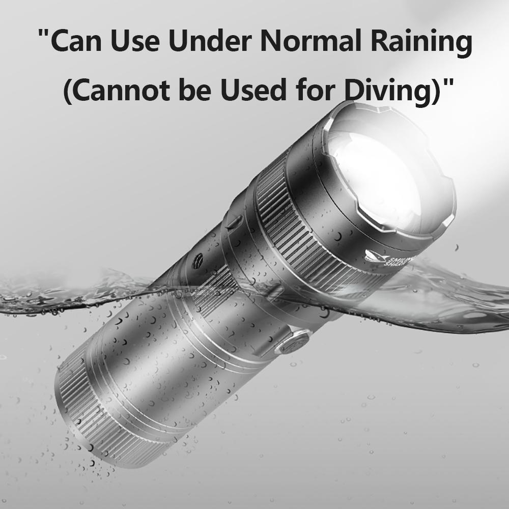 【DY-3041】Smilingshark multifunctional flashlight, four-color light source, high-capacity battery life, induction function, safe and worry-free, outdoor adventure necessary