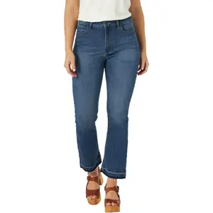 Women's Kick Flare High Rise Crop Jean