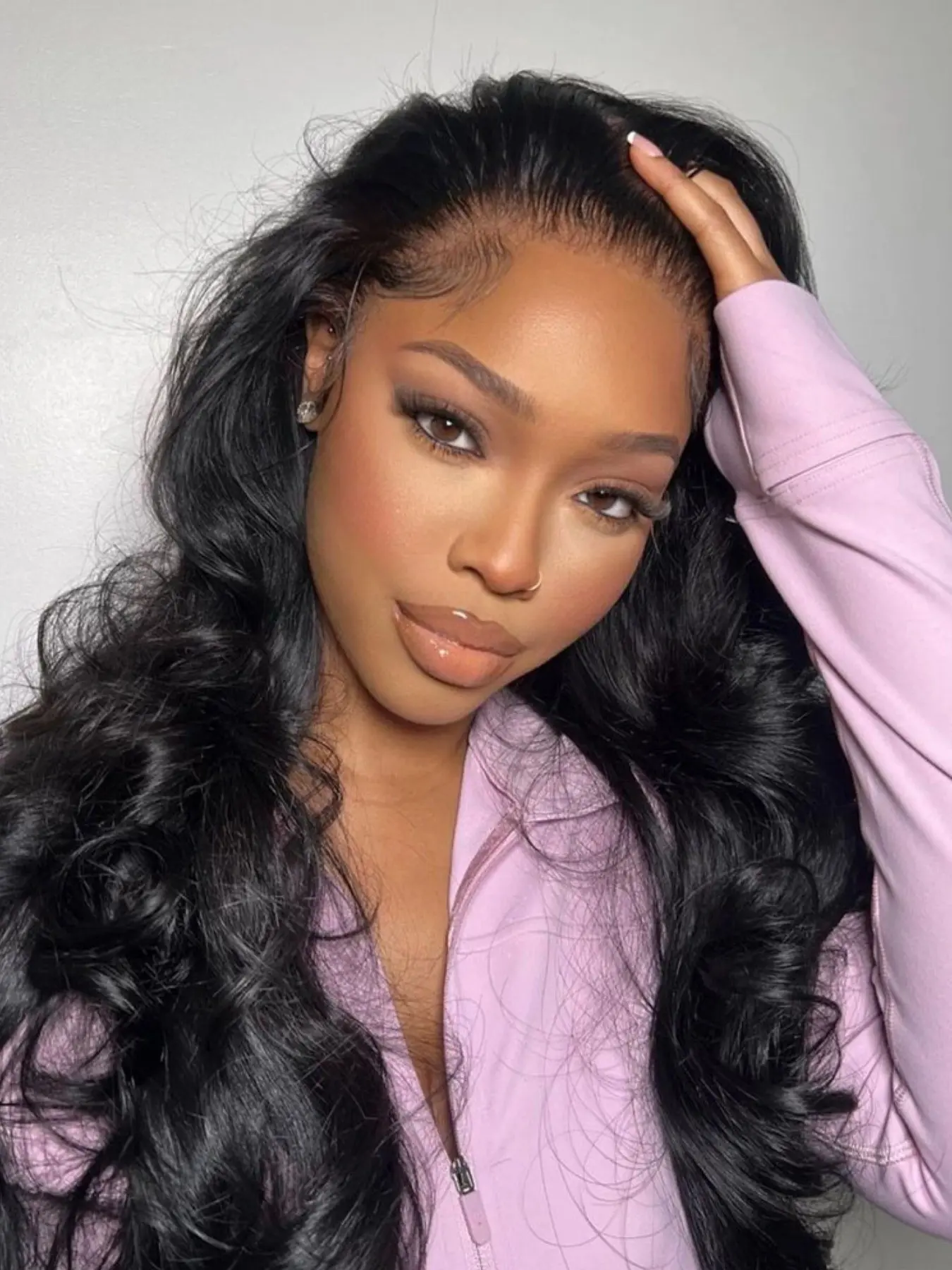 5x5 HD Lace Closure Human Hair Body Wave Wig for Black Women 16–34 Inch 180% Density Glueless Wear & Go Pre Cut Lace Wig 3 Seconds Install Natural Hairline Soft Volume Lightweight Beginner Friendly Daily Wear Hairstyle