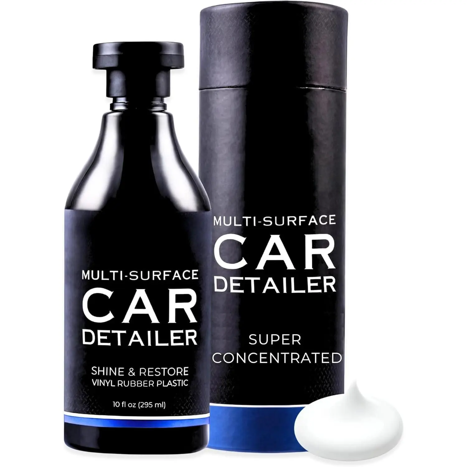® Black Plastic Restorer & Multi-Surface  Detailer -  to Black Trim Restorer for Interior & Exterior, No