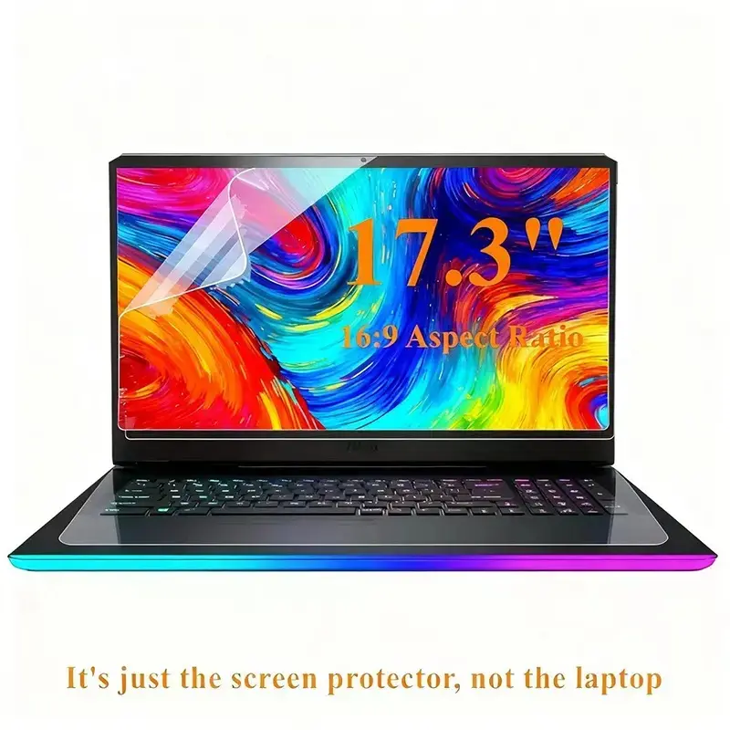 2PCS 17.3Inch Matte Screen Protector for Laptops 16:9 PET AntiGlare Scratchproof Fingerprint Free Lenovo HP Dell Display Cover Computer Covers