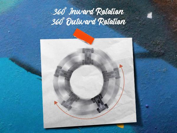 Veeniix V997 RC Storm Monster Truck, RC Car with Programming, 120Mins Play Time, Drift Car, Monster Trucks for Boys Age 14, Educational Toy, for Kids