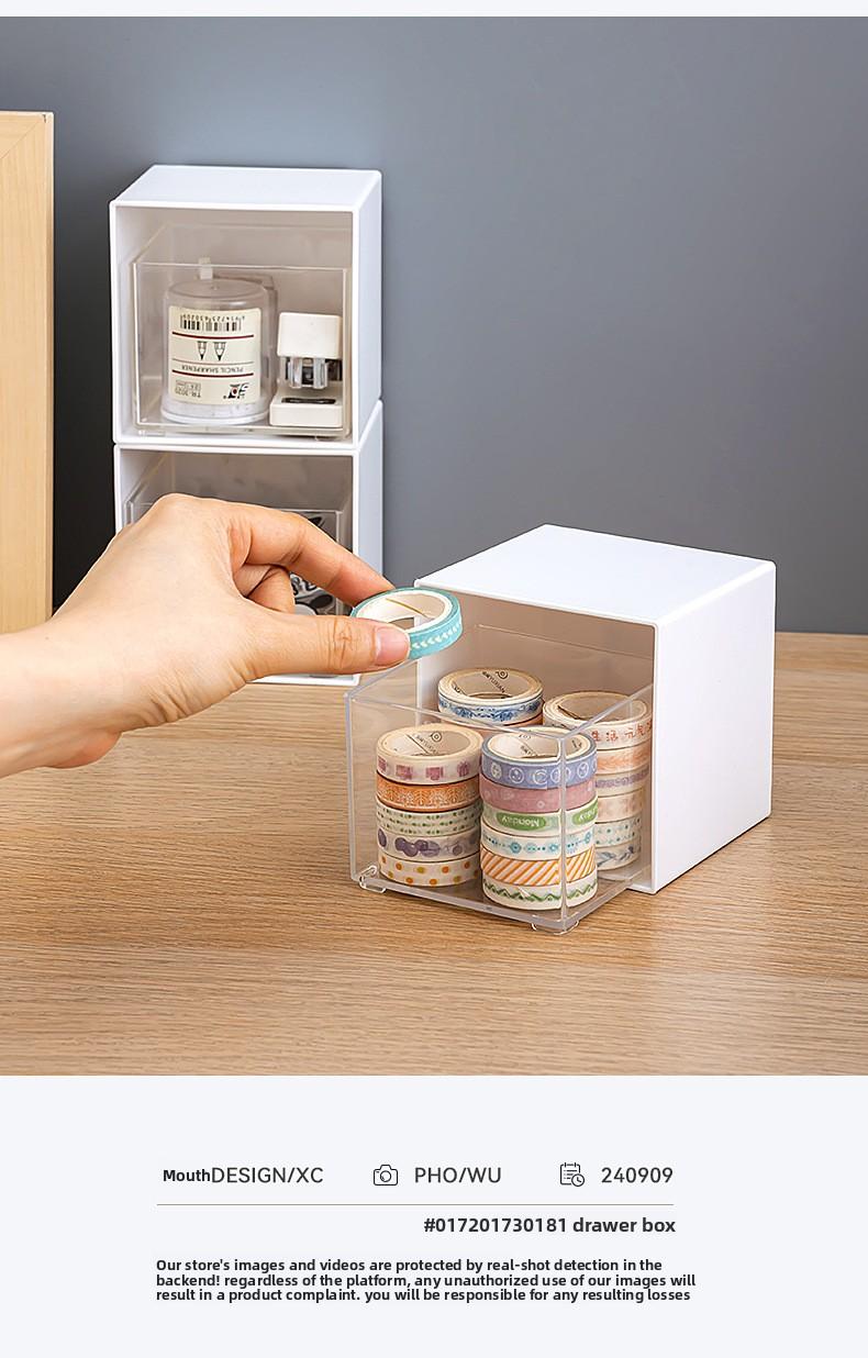 Clario "Crystal Grid" Modular Drawer Organizer Set — Clear PET Storage Bins for Home Reset and Vanity Organization. These Stackable Plastic Dividers are Perfect for Kitchen, Office and Bathroom Cabinets. Pinterest Style Closet Sorter