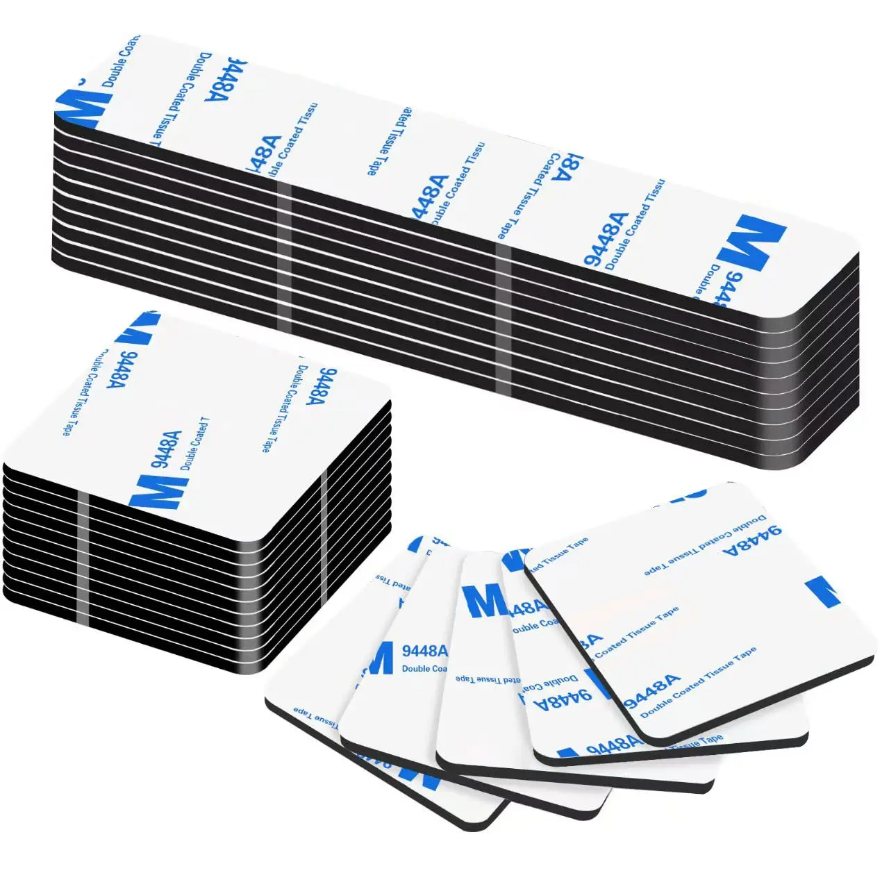 52 count Double Sided Adhesive Pads, Two Sided AdhesiveTape,Double Sided Mounting Tape Heavy Duty for Walls,,Mirrors,Heavy Objects