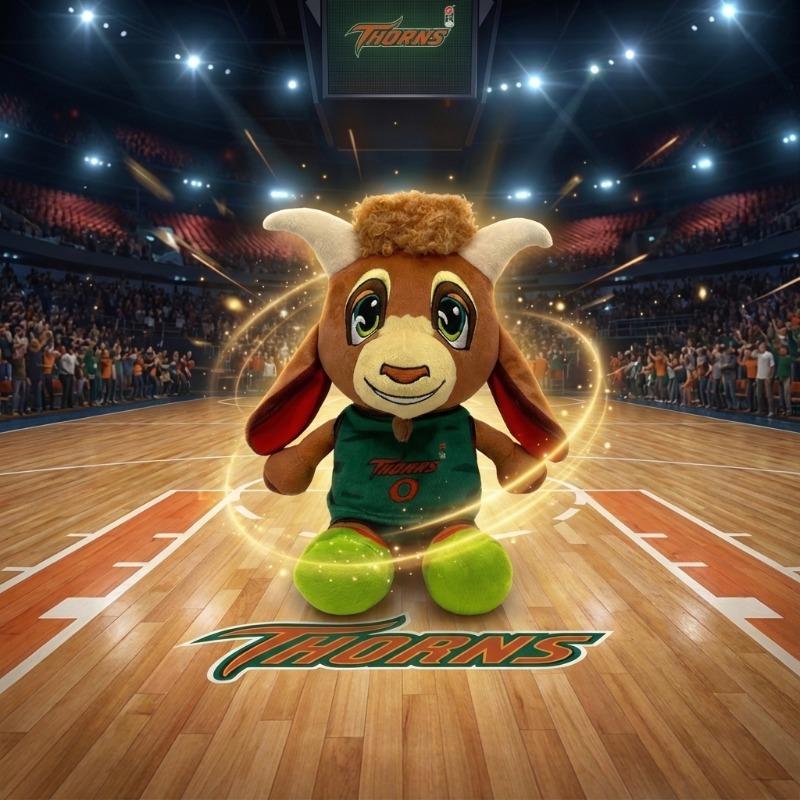 22-25cm Soft Plush Mascot Toys Stuffed Animal Goat/Wolf/Monster Figure Sports Team Fan Collectible Dolls Kids Gift Home Decor