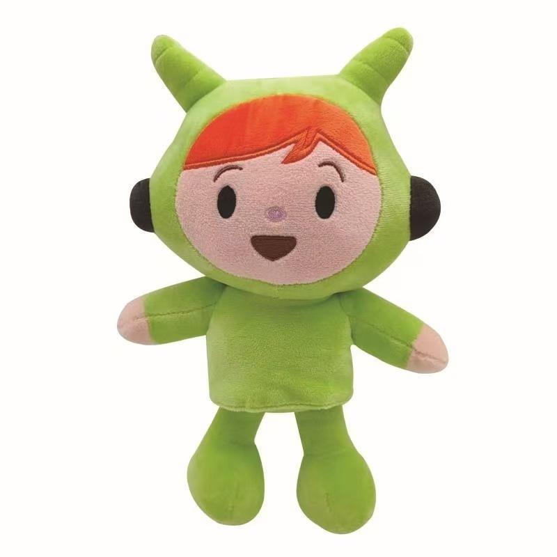 Pocoyo Complete Plush Set, 6Pcs Soft Cartoon Character Stuffed Dolls, Kids Educational Toy Gift for Fans
