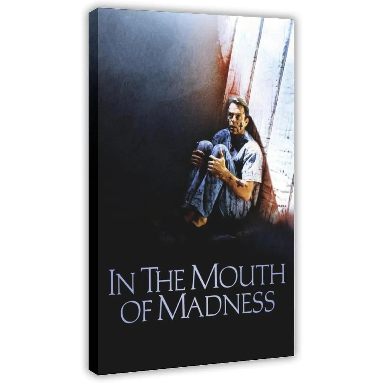 In The Mouth of Madness 90s Horror Movie Canvas Poster, 4-Piece Wall Art Decor Artwork Prints for Living Room, Bedroom Home Decoration