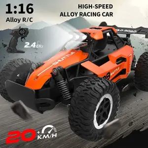 1:16 Alloy Remote Control Car  RC 2.4G High-Speed Big Foot Climbing Off-Road Car Racing Drift Car