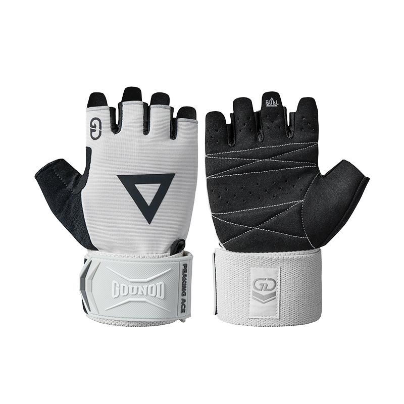 Fitness gloves half finger cycling palms for men and women equipment training dumbbells weight lifting non-slip sports gloves