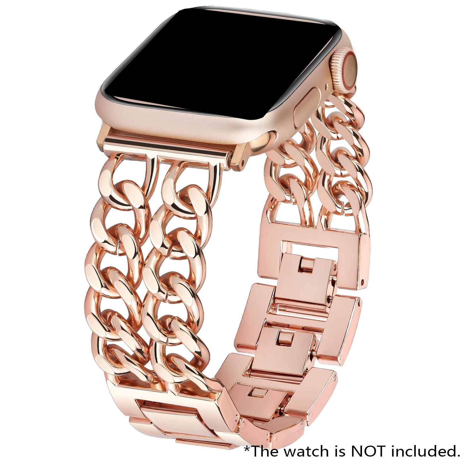 Watch Band (Band Only), Fashionable Watch Band for Apple Watch, Wearable Accessories Compatible with Apple Watch Series, Smart Watch Straps, Smartwatch Compatible Bands