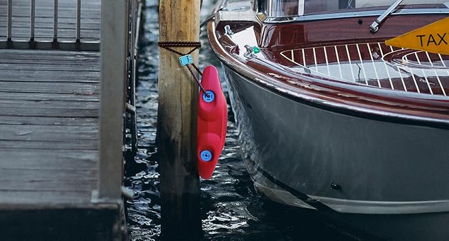 Boat Fenders Easy to Install Bumper for Docking Ideal Fender for Pontoon, Bass, Jet Ski and Fishing Boats