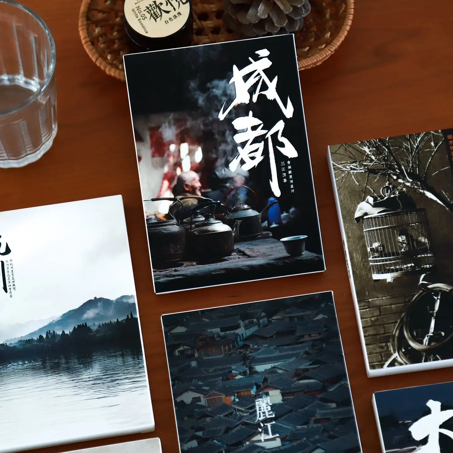 China City Postcards High Aesthetic Landscape Travel Souvenirs, DIY Handwritten Greeting Cards, Creative Gift Ideas for Tourism Enthusiasts