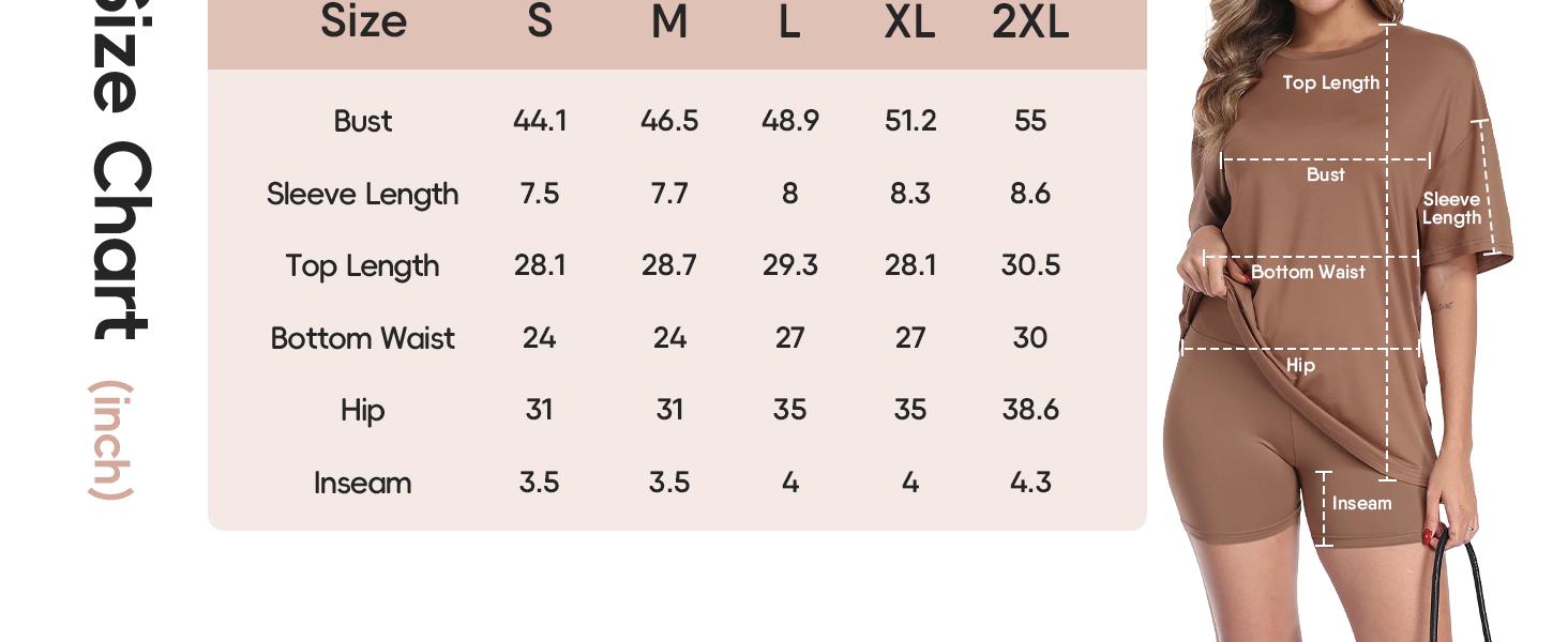 2 Piece Sets for Women Summer - Oversized T-Shirt and Biker Shorts Lounge Sets Matching Outfit for Travel Casual